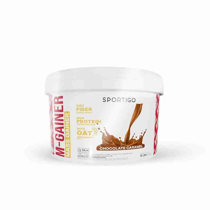 Sportigo M-Gainer 5lbs - Mass Gainer penambah berat badan - Shaker 450ml Image 1